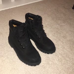 Authentic Black Timberland Boots